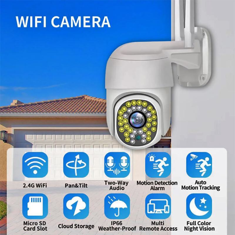 V380 Outdoor Wifi Robot PTZ Camera