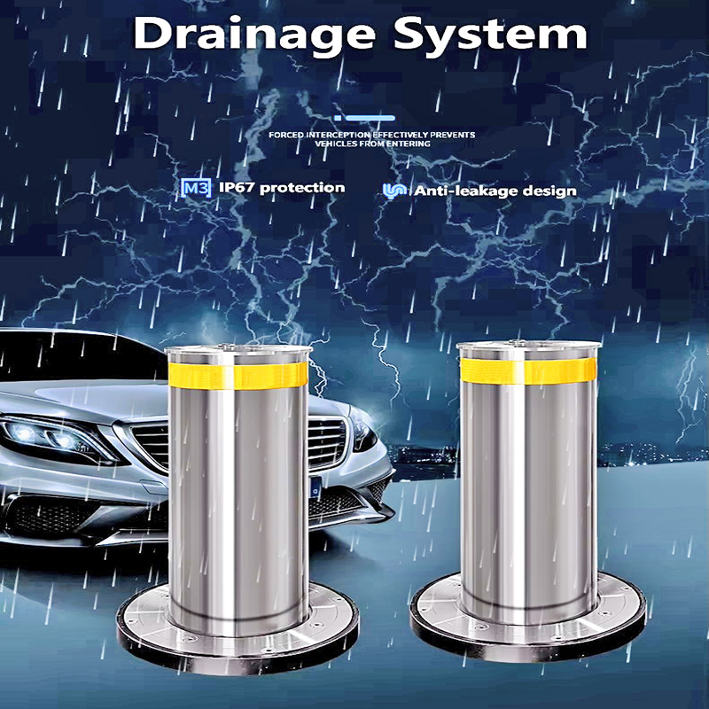 Automatic Security Crash Rated Rising Bollard