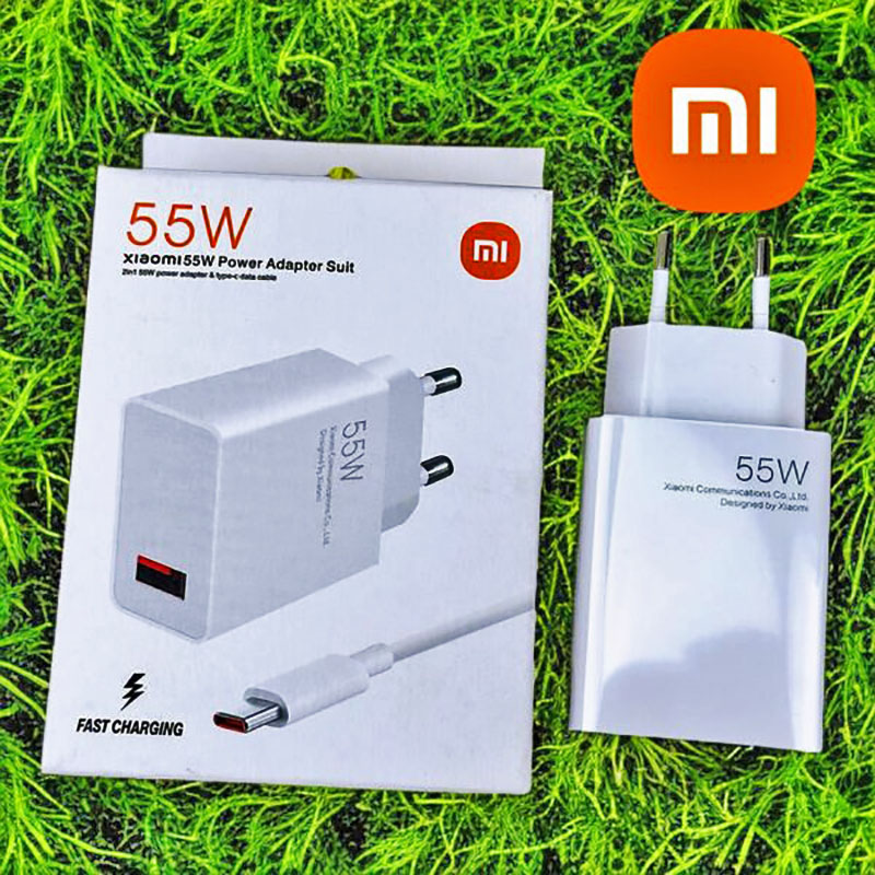 Xioami MI 55 Watt Turbo Fast Original Charger